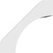 Ekena Millwork 4-in. W x 8-in. D x 8-in. H Westlake Architectural Grade PVC Knee Brace BRCP04X08X08WTL - alternate 5
